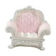 thumbnail image 1 of 1:12 Casa De Muñecas Sofá Individual De Lujo Decoración Realista En Miniatura 3,9 X 3,3 Pulgadas Rosa, 1 of 3