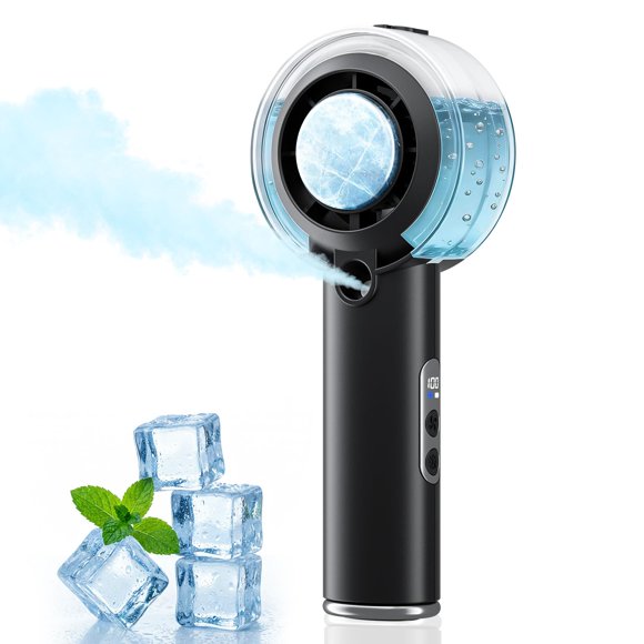 Ventilador de mano HandFan 5000 mAh con función de niebla recargable