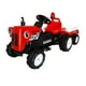 thumbnail image 3 of Tractor Mini Con Carro Eléctrico Niños Rojo, 3 of 5