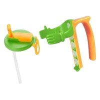 Bothyi - Tapa Y Soporte Para Latas De Refresco De 12 Oz. Cubiertas Para Latas De Bar De Picnic De Playa Con Pajita Verde.