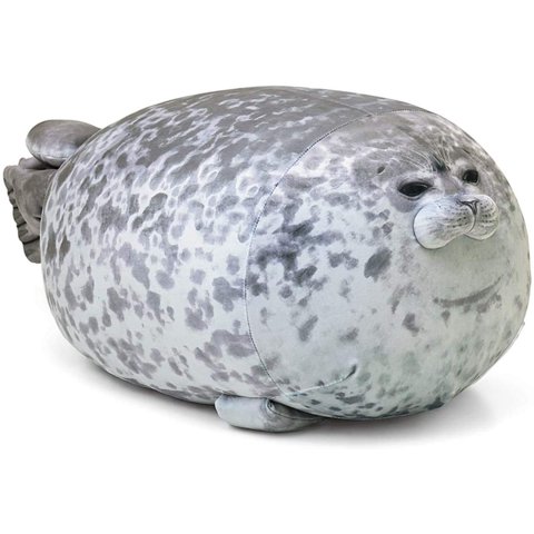 Almohada Merryxd Chubby Blob Seal De Peluche, 60 Cm