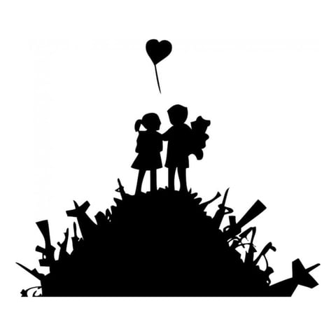 Rienda Libre Graphics - Decomural Kids Guns Banksy Ws-34333