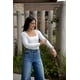 thumbnail image 2 of Body Mujer Manga Larga Annhora Blanco - MM SHOP, 2 of 3