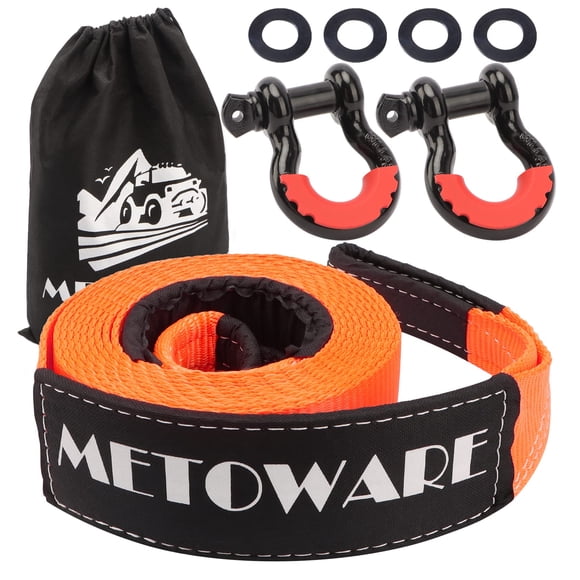 Kit De Recuperación De Dos Correas Heavy Duty De 3 X 6 M 15 875 Kg