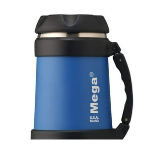 Mega - Termo 0,5 Litros Azul Power Steel