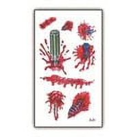 Nonstop - Tatuaje Temporal Halloween Cosplay Disfraz - Herida - 4C