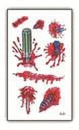 Nonstop - Tatuaje Temporal Halloween Cosplay Disfraz - Herida - 4C