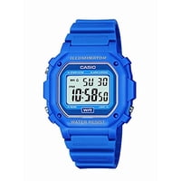 Casio F108Wh Reloj Digital Con Correa De Resina Azul Resistente Al Agua Casio Casio