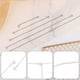 thumbnail image 4 of 10 cadenas extensoras de collar, 5 tamaños, hebillas de doble resorte, juego de cadenas extensoras de acero inoxidable, conectores de joyería para collares, pulseras, tobilleras, fabricación de joyas, 4 of 7