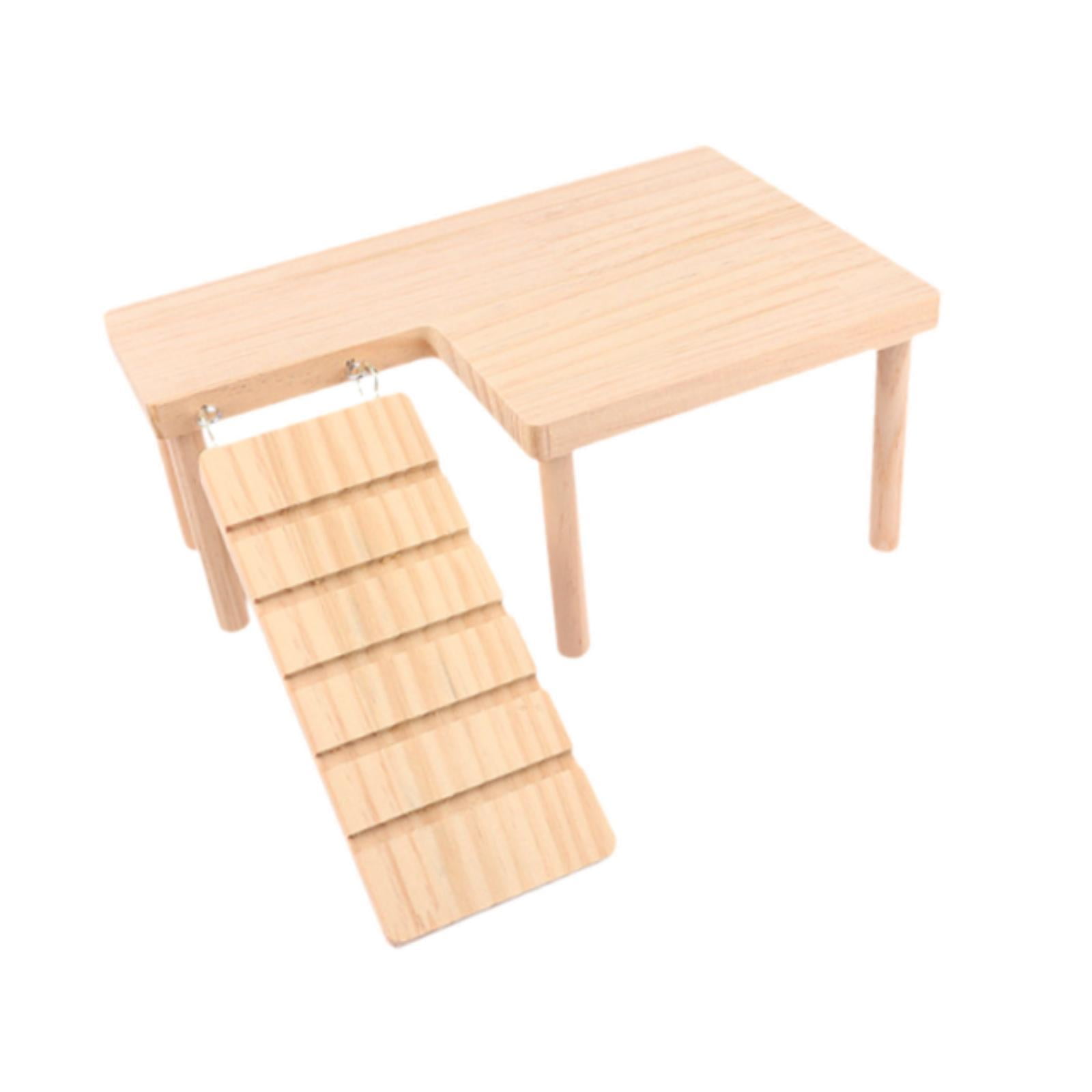 Plataformas Para Hámster Con Escalera Para Trepar Zona De Juegos Para Hámsteres Rata Chinchilla Izquierda