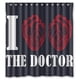 thumbnail image 1 of Cortina de ducha con ganchos "I Love The Doctor" (60 x 72 pulgadas), 1 of 3