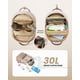 thumbnail image 3 of Mochila Maternal Olivia – Multi Bolsillos y Mudador Portátil - Beige, 3 of 6