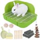thumbnail image 1 of Inodoro con forma de conejo RUBYHOME de plástico para animales pequeños, 1 of 8