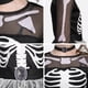 thumbnail image 4 of Disfraz Spooktacular Creations para Halloween con forma de esqueleto para niñas, 4 of 7