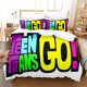 thumbnail image 1 of Titans GO Bedding Set Bed Set Aldult Kid Bedroom Duvetcover Sets Kawaii, 1 of 5