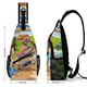 thumbnail image 2 of Pupstruction Riñonera Bandolera con Estampado Integral para Hombres y Mujeres, Bolso Cruzado Gráfico de Tendencia, Mochila de Hombro Streetwear para Ciclismo y Deportes, Riñonera Versátil Casual, 2 of 6