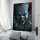 thumbnail image 3 of Pennywise (Payaso) Cuadro decorativo colgante - Arte de pared - Póster enmarcado - Decoración de pared - Regalos para familia, amigos y aficionados 40*60 cm, 3 of 6