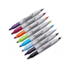 thumbnail image 3 of Set de 8 marcadores Sharpie doble punta, multicolor, 3 of 3