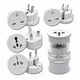 thumbnail image 2 of Adaptador Enchufe Universal Para Viajes Eu/ Us/ Uk/ Au Blanco, 2 of 3