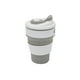thumbnail image 2 of Mug Plegable de Silicona Gris y Blanco 350ml, 2 of 2