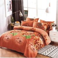 Genérico - Juego Sabana Estampado 1.5 Plaza Algodon 3 Pzas