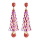 thumbnail image 1 of Pendientes De árbol De Navidad, Pendientes Colgantes Para El Día De San Valentín, Decoración, Festival, Navidad, Rojo, 1 of 5