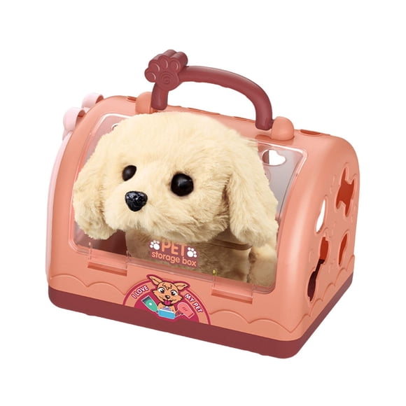 Casa De Cachorro De Juguete De Peluche, Juguete Eléctrico Para Bebé, Recuerdos De Fiesta, Portátil Para Niños B