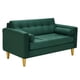 thumbnail image 2 of Sofa Retro 2c Felpa 01 Verde Botella, 2 of 6