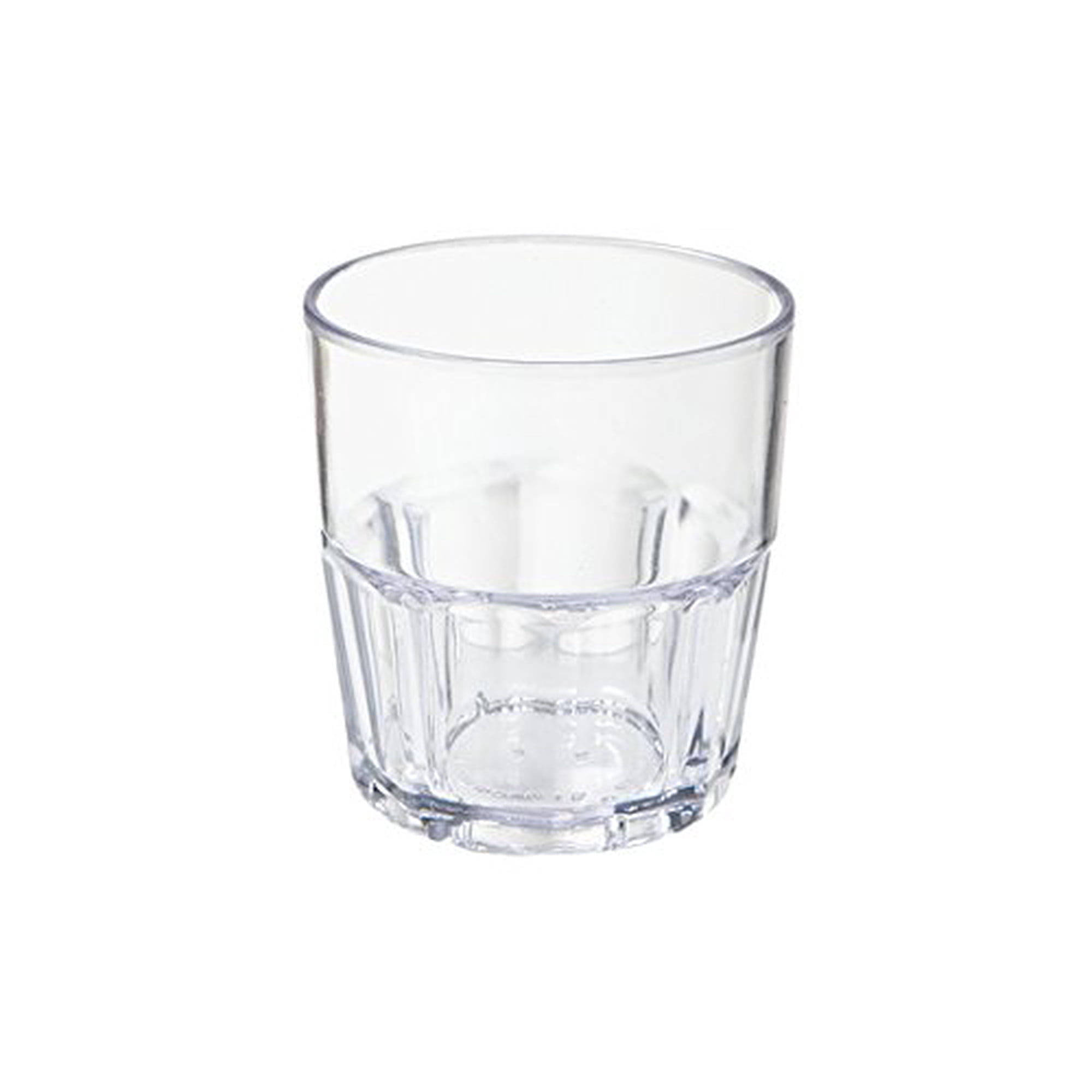 Vaso Yanco Hawaii Ha-010 Double Rocks De Plástico Transparente, 300 Ml