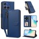 thumbnail image 2 of Funda con Billetera para [Motorola Edge 60 Fusion] con Bolsillo Zipper y Tarjetero Azul, 2 of 6