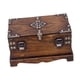 thumbnail image 1 of Caja De Madera Decorativa, Contenedor De Estilo Antiguo, Caja De Tesoro Versátil, 1 of 5