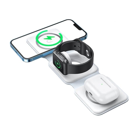 Importclick - Cargador Inalámbrico 3 En 1 Reloj Celular