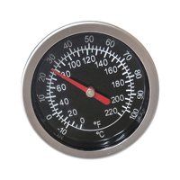 Magideal - Termómetro De Dial De Tetera Termómetro De Agua Caliente Acero Inoxidable 304 -10 Grados F ~ 220 Grados F Termómetro Doble Escala Cara De Vidrio Rosca