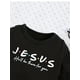 thumbnail image 4 of Baby Boys Girls Long Sleeve Bodysuit, JESUS HE'LL BE HERE FOR YOU Print Infant Long Sleeve Romper, 4 of 5
