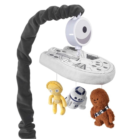 Millennium Falcon exclusivo de Crib Mobile Lambs & Ivy de Star Wars