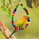 thumbnail image 3 of 8 juguetes para loros y pájaros, de madera natural, para columpios, para escalar, masticar, de pie, colgantes, perchas, hamacas, cuerdas, escaleras, campanas, jaulas para pájaros, juguetes para, 3 of 8