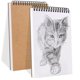 thumbnail image 1 of Cuaderno de bocetos Utron pack de 2 A5 15 cm x 21 cm 100 g/m², 1 of 7