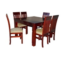 Koliat - Juego De Comedor Colonial 6S Caoba