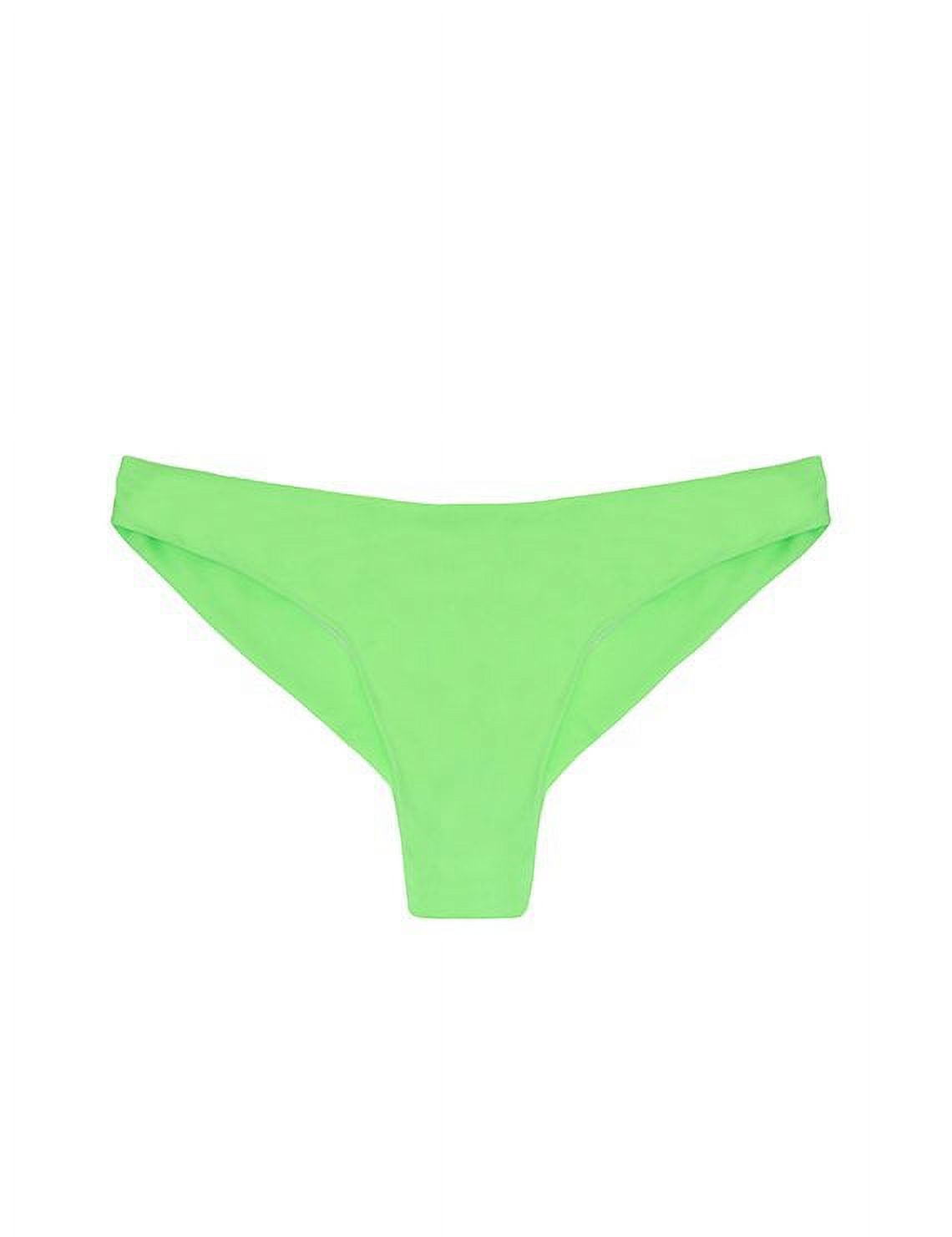 Samia - Bikini Calzón Tanga Costura Invisible Verde 16