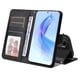 thumbnail image 4 of Funda Billetera para Honor X50i 5G con Porta Tarjetas y Soporte Ajustable Negro, 4 of 5
