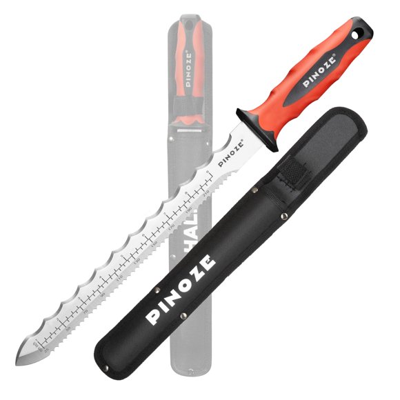 Cuchillo de Aislamiento Pinoze 28 cm Acero Inoxidable con Funda
