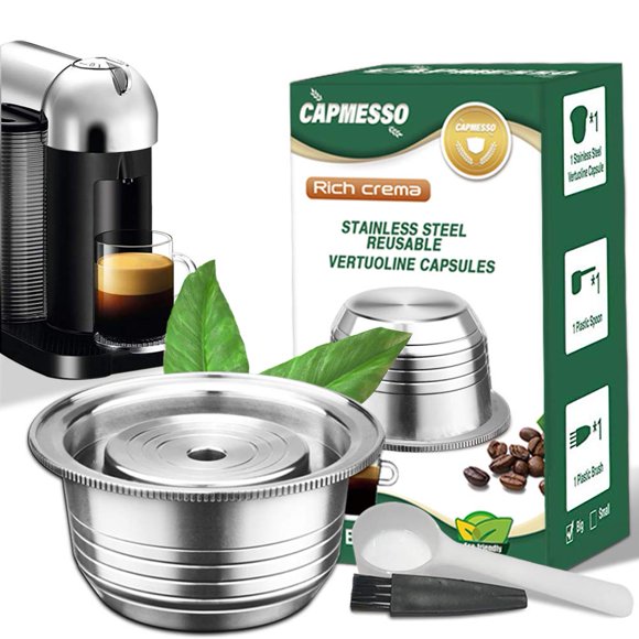 Cápsula de café reutilizable CAMMESSO de acero inoxidable Vertuoline