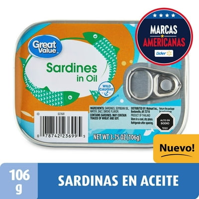 Sardina En Aceite 106 G Great Value