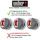thumbnail image 3 of Perillas para parrilla de gas Weber Genesis 2011-2016 (paquete de 3), 3 of 8