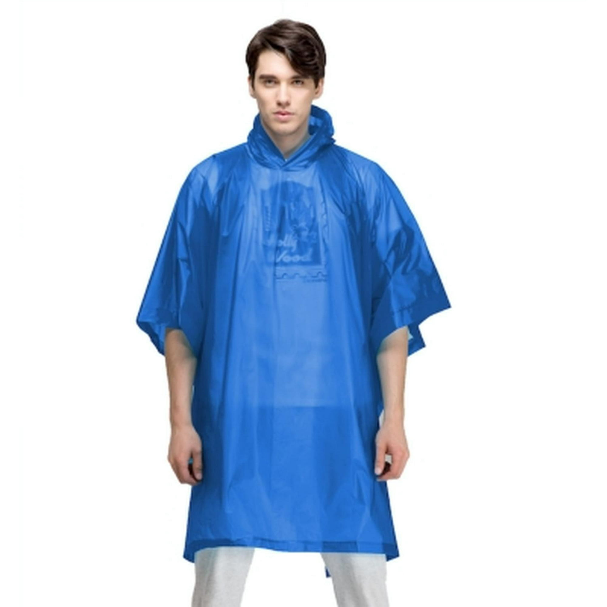Poncho Para Lluvia Impermeable Pro Outdoor Azul