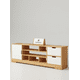 thumbnail image 4 of Rack Tv Nórdico Organizador Con 1 Puerta Lateral Grande y 2 Puertas Pequeñas 140x30x57 Cm, 4 of 5