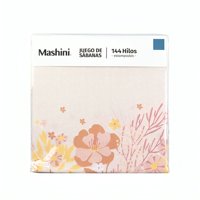 Mashinni - Juego De Sábanas Estampada 144 Hilos 2.5 Plazas Caimán