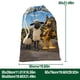 thumbnail image 3 of Shaun el Ovejito Bolsa de regalo con cierre de cinta navideño para decoración de Navidad,50cm×80cm., 3 of 6