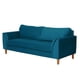thumbnail image 2 of Sofa Velvet Milan 3 Cuerpos Azul Petroleo, 2 of 4