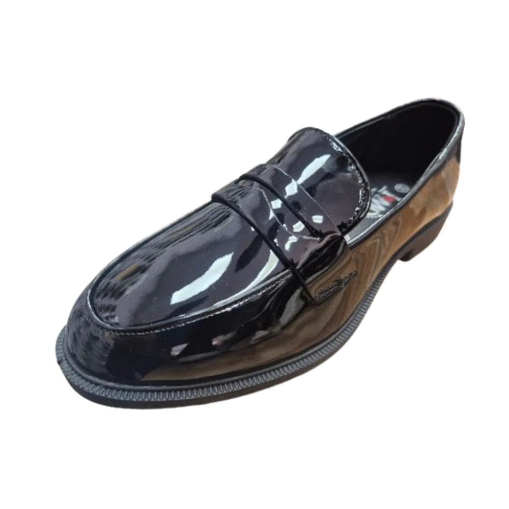 Mocasín Niño Negro